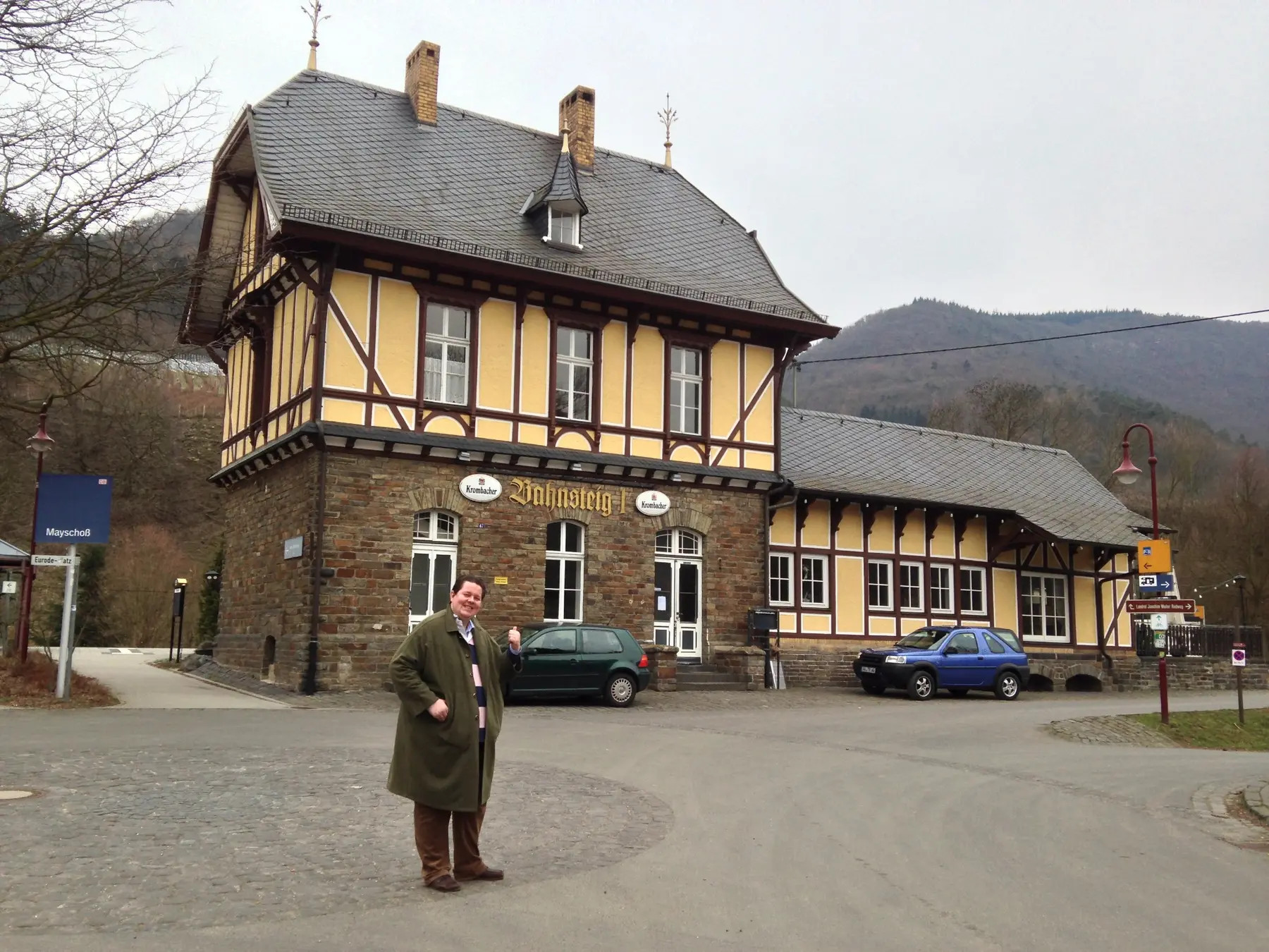 Der Bahnhof Mayschoß um die Zeit der Übernahme 2013